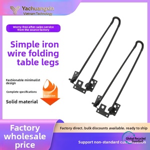 Iron <b>support</b> pole, hardware accessories, cat feet wholesale, folding brackets, <b>sofa</b> feet, dining table furniture, folding table - Product Image 2