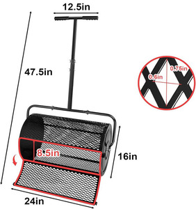 <span class=keywords><strong>Engrais</strong></span> <span class=keywords><strong>en</strong></span> maille métallique durable léger et outil de jardinage portable personnalisable pour <span class=keywords><strong>rouleau</strong></span> de semoir - Product Image 1