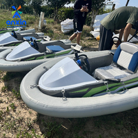 Équipement de jeu aquatique commercial, kart aquatique gonflable anti-retournement, mini jet ski électrique pour adultes