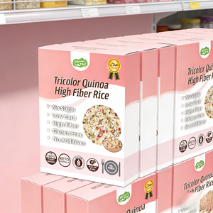 <span class=keywords><strong>Riz</strong></span> instantané populaire tricolore de quinoa et konjac, faible en gras, <span class=keywords><strong>riz</strong></span> shirataki sec à préparer, 100g, sans cuisson ni vapeur, prêt à consommer, 15-20 portions - Product Image 5