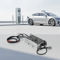 Chargeur embarqué pour véhicules électriques, voiturettes de golf, scooters, batteries standard, sortie 48V, étanche IP67, CAN-Bus, 90-265VAC, 1.2KW, 93% de rendement