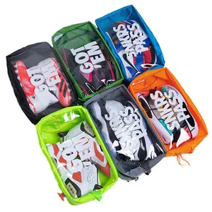 Borsa Portascarpe Riflettente Personalizzata per Sneakers <span class=keywords><strong>da</strong></span> Viaggio con Cerniera per Set di Scarpe - Product Image 1