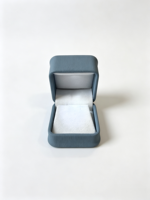 Boîte à bijoux en velours de luxe Fandi, logo personnalisé, prix d'usine en gros, emballage de bijoux pour cadeau de mariage