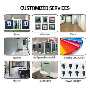 Maison conteneur mobile et extensible de 40 pieds <span class=keywords><strong>à</strong></span> faible coût, préfabriquée, pliable, compacte, 4 chambres, cuisine incluse, livraison rapide - Product Image 2