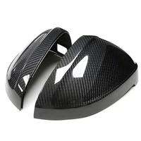 Coque de rétroviseur latéral en fibre de carbone sèche pour Audi A4 A4L S4 RS4 A5 S5 RS5 B9, capot de rétroviseur brillant de remplacement, modèles de modification extérieure de voiture