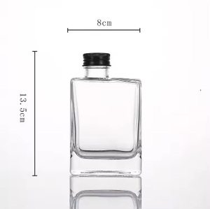 Haute qualité Mini Carton de lait bouteille en verre d'eau 280ml jus carré plat infusion à froid cafetière bouteille Support personnalisation - Product Image 3