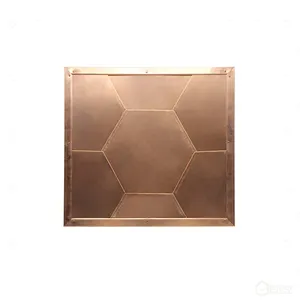 New Product Customization Copper Roof Tiles Copper Sheet Roofing Tiles With TECU Design