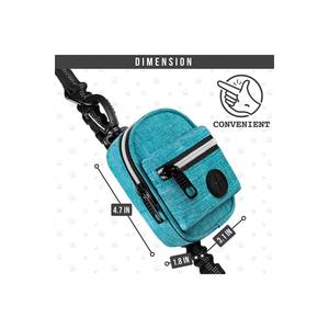 Porte-sacs à déjections canines en tissu portable NIBAO pour la marche, la randonnée, la course à pied, les voyages - Avec un rouleau de sacs à déjections canines - Product Image 5