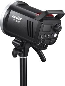Godox-MS200V MS200-V Flash da Studio LED 200W Luce LED 2.4G GN53 5600K CCT con Lampada Modellante LED Attacco Bowens Stabilità di Alimentazione - Product Image 6