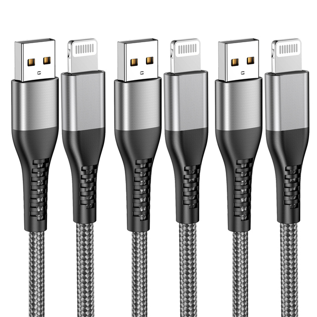 3Pack MFI Certificate 3m USB Fast Charging Cable for iphone 11 12 13 14 Pro Max