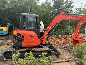 Pelle sur chenilles KubotaU40 de 4 tonnes d'occasion en bon état Mini petite machine Prix bon marché et bonne qualité EPA/CE - Product Image 5