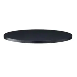 Lifepursue round Black laminate top dining table hospitality furniture for sale
