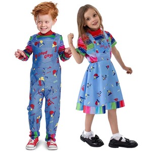 Tuta da gioco per bambini <span class=keywords><strong>Horror</strong></span> <span class=keywords><strong>di</strong></span> <span class=keywords><strong>Halloween</strong></span> vestito Costume Chucky HORR-001-4 - Product Image 1