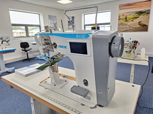 Nouvelle machine à coudre <span class=keywords><strong>Jack</strong></span> S7 à aiguille simple et double aiguille avec alimentation à rouleaux doubles indépendants informatisée - Product Image 4