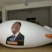 Dirigeable gonflable Led zeppelin Avion dirigeable gonflable pour la publicité Parade Ballon à hélium