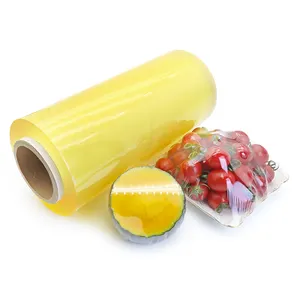 PVC food wrap cling film Roll ordered as your requirement with OEM service