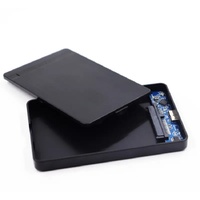 Bajeal Enclosure Esterno SATA per HDD/SSD 2.5 Pollici USB3.0 in Plastica ABS per PC Laptop Compatibile con Windows XP/Vista/7/8/10