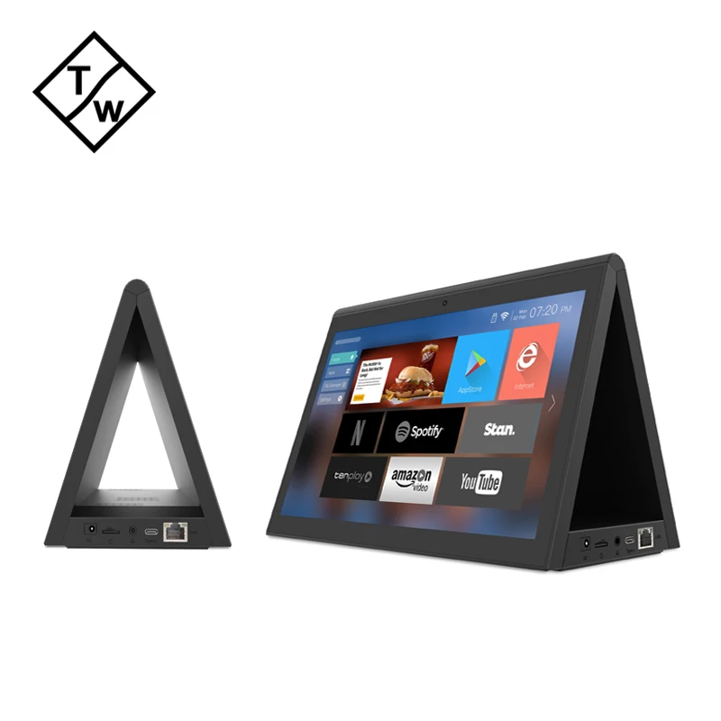 Устройство для встреч с двойным экраном 10,1 дюймов Android все в одном цифровая вывеска