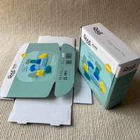 Boîte d'expédition en carton ondulé blanc personnalisée avec logo imprimé pour bonbons, chocolats et cadeaux alimentaires – Vente en gros