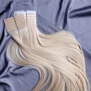 Extensiones de Cabello Humano Brasileño con Trama Lateral, Cinta Adhesiva, Doble Trama, Cabello Remy Indio - Product Image 2