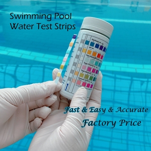Bandelettes <span class=keywords><strong>de</strong></span> test 7 en 1 <span class=keywords><strong>pour</strong></span> piscine et spa, kit <span class=keywords><strong>de</strong></span> test précis <span class=keywords><strong>de</strong></span> <span class=keywords><strong>la</strong></span> qualité <span class=keywords><strong>de</strong></span> <span class=keywords><strong>l</strong></span>'<span class=keywords><strong>eau</strong></span> <span class=keywords><strong>pour</strong></span> le pH, le chlore, <span class=keywords><strong>l</strong></span>'alcalinité, <span class=keywords><strong>la</strong></span> <span class=keywords><strong>dureté</strong></span>, <span class=keywords><strong>l</strong></span>'acide cyanurique - Product Image 2