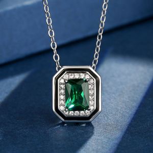 Vintage Eco-friendly Copper Gold Plated Square 6*8/5*7mm Emerald Zircon Pendant <b>Earrings</b> Ring <b>Set</b> Fashion Geometric Jewelry <b>Set</b> - Product Image 4