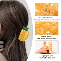 Fabrieksgroothandel Creatieve Koreaanse stijl verse fruit haar klauw clip hoofdband aangepaste logo dames achterhoofd opsteekkapsel haar accessoire