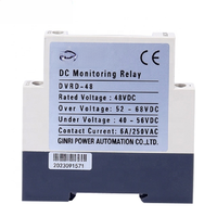 Relais de protection de tension Dvrd-48 48V DC 2CO, moniteur de surtension et de sous-tension