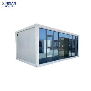 Modulo prefabbricato contenitore Flat Pack portatile di lusso Cina personalizzato moderno edificio per uffici Hotel 3 anni di facile installazione