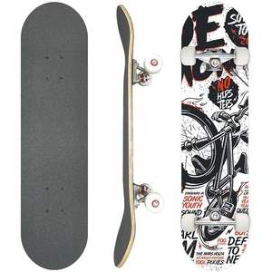 Patineta Eléctrica MD MD-R871 para Adultos, Diseño Moderno con Un Solo Eje, Plataforma de Bambú Fundida por Gravedad, Rodamientos ABEC-7, Recargable - Product Image 1