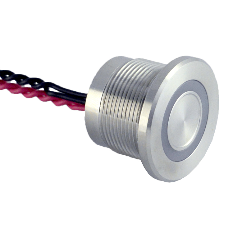 Пьезопереключатель PS223P10YSS1T, металлический переключатель (диаметр 22 мм)