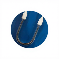 Tube chauffant en fibre de carbone en forme de U, chauffage électrique, lampe infrarouge lointain pour poêle, tube lumineux IP65, lumières IR, tension universelle