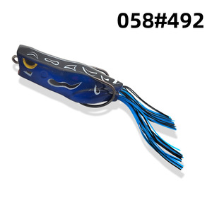 NUOVO <span class=keywords><strong>Esche</strong></span> <span class=keywords><strong>Artificiali</strong></span> Topwater a Forma di Rana Morbida da 65mm 15g <span class=keywords><strong>per</strong></span> <span class=keywords><strong>la</strong></span> Pesca di Persico Bocca Grande e Testa di Serpente - Popper da Pesca - Product Image 6