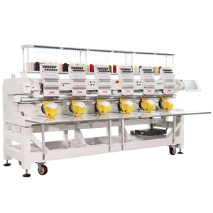 Máquina de Bordar Computarizada de Alta Calidad de 400*450 mm y 6 Cabezas, Certificada por la CE, Máquina de Coser Computarizada para Gorras con 12/15 Agujas - Product Image 2