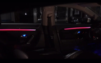 Accessoires de décoration de panneau lumineux d'ambiance intérieure de voiture de Version d'outre-mer adaptés à VW Magotan Passat B7 et Passat CC