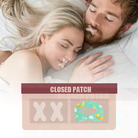 Nouveau produit : Bande adhésive buccale en tissu non tissé multicolore, aide à améliorer la respiration buccale, bande adhésive buccale pour soulager le ronflement.