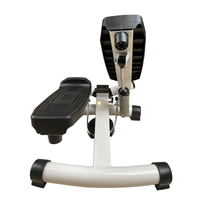 Équipement de fitness aérobie portable pour la maison, mini stepper, tapis de course avec bandes de résistance, matériau métallique