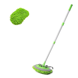Brosse à poussière pour voiture Autoway, brosse à pneus, lave-auto, manche long, construction en PP/aluminium anodisé/ABS, 120-200 cm, WANPU C6009, outil de nettoyage - Product Image 6