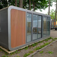 Préfabriqué Apple Capsule Tiny Home avec salle de bain-Cabine mobile pour hôtel Resort Glamping Salon et immeuble de bureaux