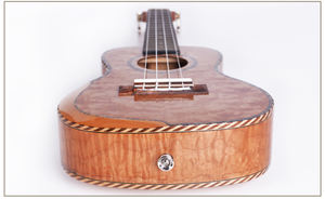 ยูคูเลเล่คอนเสิร์ตระดับมืออาชีพ ยี่ห้อ Smiger รุ่น ARS-05 ทำจากไม้เมเปิลลายควิลท์พิเศษ งานแฮนด์เมด - Product Image 6