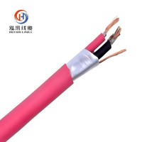 Kabel Kontrol Alarm HOTION Premium CAT 3 4-Core 0.8mm Solid LSZH Red Jacket untuk Komunikasi Lokal