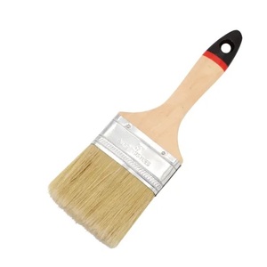 Pinceau à poils avec manche en bois, peinture personnalisée, pinceau plat en Fiber synthétique, 3600 pièces, Halde en bois 1 pouce-4 pouces N/A - Product Image 1