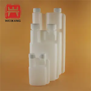 100ml quantitative bottle dosing plastic bottle with twin necked 5ml dosing