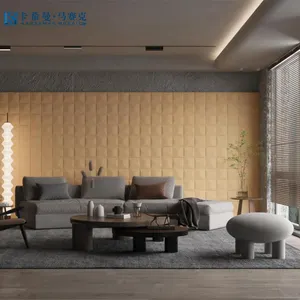 Pannello a parete 3d con struttura moderna e pannelli a parete rispettosi dell'ambiente pannello di Design strutturato per la decorazione della parete della TV
