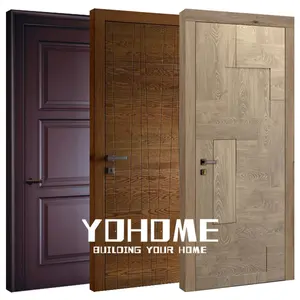 Trung quốc hàng đầu Nhà cung cấp nội thất cửa gỗ hiện đại mới thiết kế nhà bếp cửa gỗ rắn nội thất cửa gỗ rắn đối với chúng tôi nhà