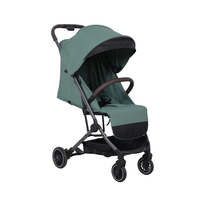 Poussette bébé légère à haute visibilité, amortissant les chocs, en métal, à 4 roues, pliable, compacte et pratique pour les enfants