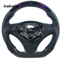 Volant en cuir perforé en fibre de carbone M Performance pour BMW Série 3 E81 E82 E87 E88 E90 E91 E92 E93 2005-2013