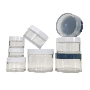 Chất Lượng Acrylic Cơ Thể Shea Container Dày Dưới Đơn Tường Cứng PETG Nhựa Rõ Ràng Sang Trọng Lọ Kem - Product Image 1