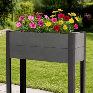Jardinera Elevada Artificial de WPC - Jardinera Alta Moderna, Duradera y Ecológica - Product Image 4