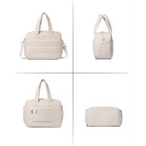 Bolso grande impermeable para pañales de mamá, elegante organizador cruzado con forro de tela para viajes de <span class=keywords><strong>hospital</strong></span>, necesidades de mamá en movimiento - Product Image 4